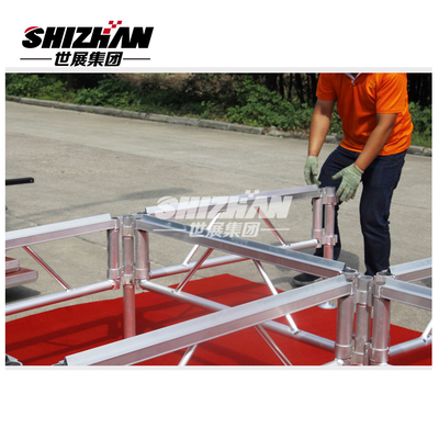 Free Design Concert Light Aluminum Stage Platforms Portable For Wedding