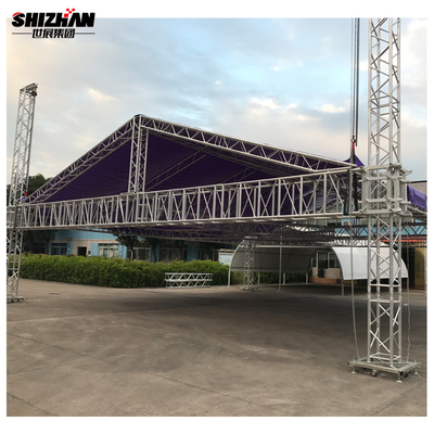 Anodized Aluminum Multipurpose Stage Trussing for 16 Degrees Hardness Application