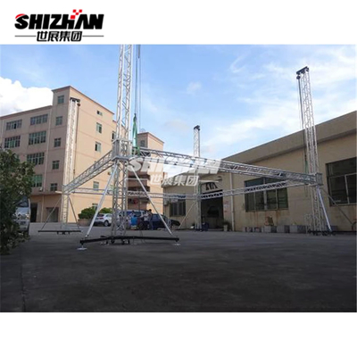 Anodized Aluminum Multipurpose Stage Trussing for 16 Degrees Hardness Application