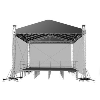 Modular Aluminum Stage Truss for Events 500kg Capacity