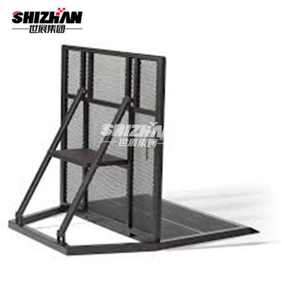 Heavy Duty Portable Stage Black Aluminum steel Crowd Barrier