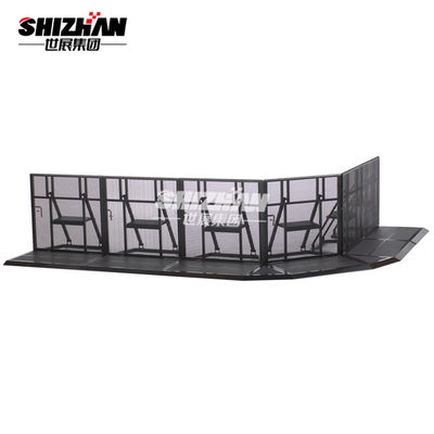 Heavy Duty Portable Stage Black Aluminum steel Crowd Barrier