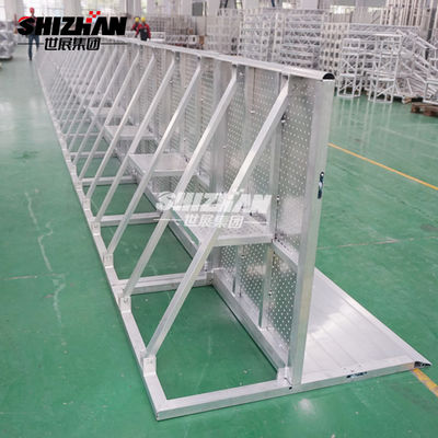2.5x1.2m Concert Crowd Control Barriers Aluminum Barricade