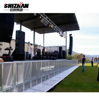 Aluminum Concert Crowd Control Barriers Road Crash Barricade