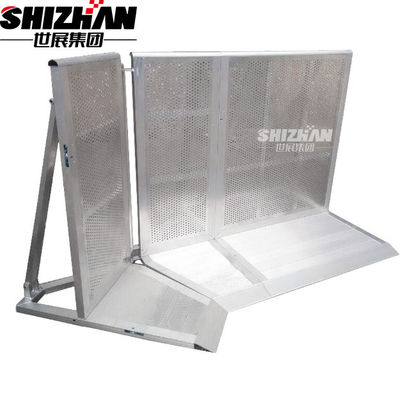Aluminum Concert Crowd Control Barriers Road Crash Barricade