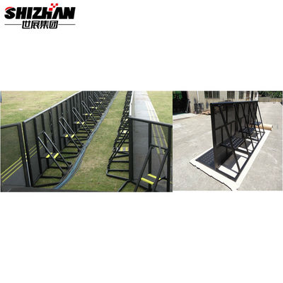 Event Folding Temporary Crowd Control Fencing Security Steel Barricade