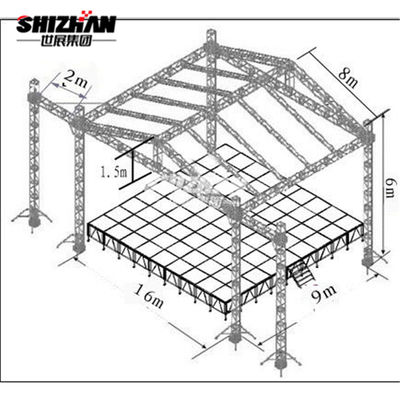 400mm Aluminum Square Spigot Truss Frame Square Truss Manufactures