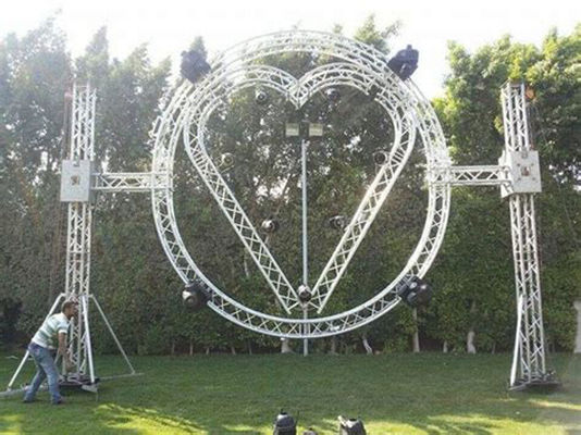 Circle Aluminum Square Truss Frame Truss Structure Lighting Truss