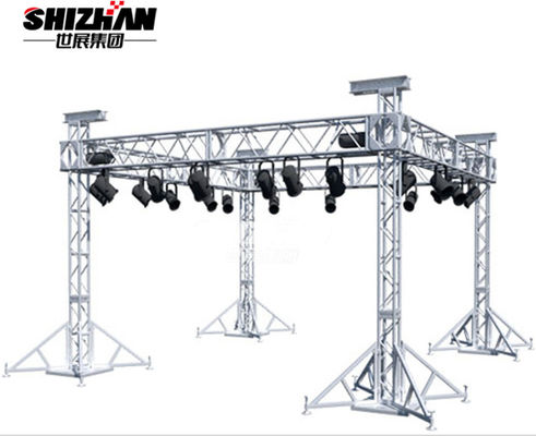 Indoor Spigot Aluminum Square Truss Electric Galvanized 350x350mm