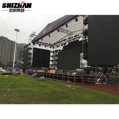 Aluminum Alloy Stage Light Truss System Design Flat Lighting Trusses