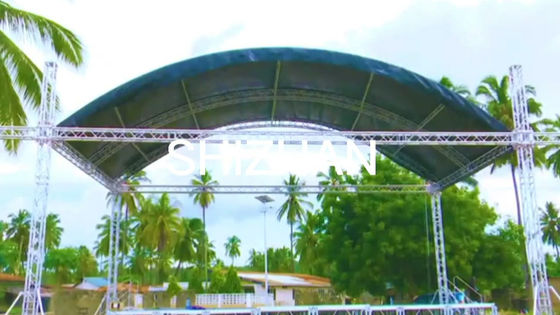 Aluminum Alloy Stage Light Truss System Design Flat Lighting Trusses