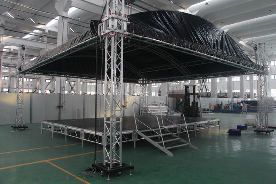 Customized Curved Steel Roof Aluminum Lighting Truss System
