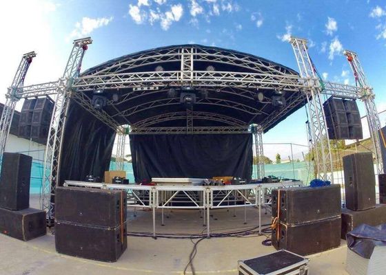 Customized Curved Steel Roof Aluminum Lighting Truss System