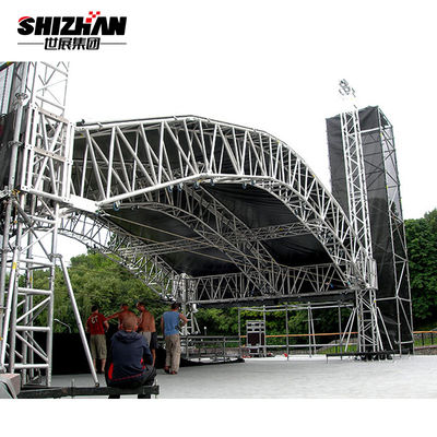 Adjustable Aluminum Outdoor Stage Lighting Truss Structure 350*350mm