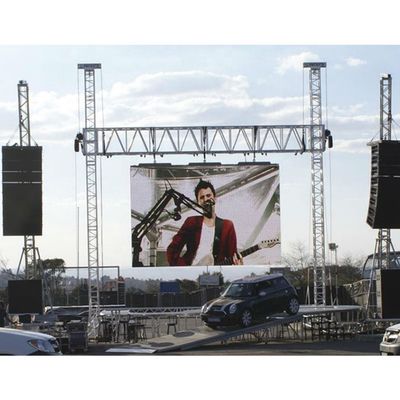 Adjustable Aluminum Outdoor Stage Lighting Truss Structure 350*350mm