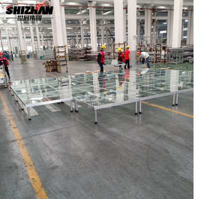 Acrylic Glass Aluminum Frame Royal Adjustable Living Room Stage Platform