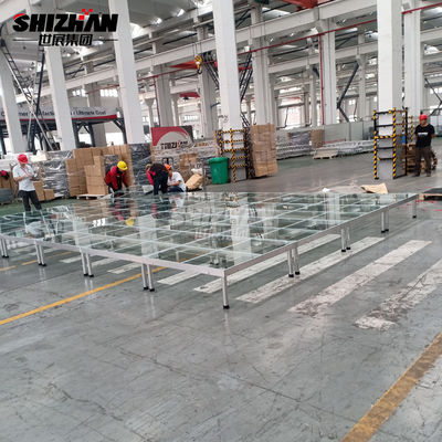 Acrylic Glass Aluminum Frame Royal Adjustable Living Room Stage Platform