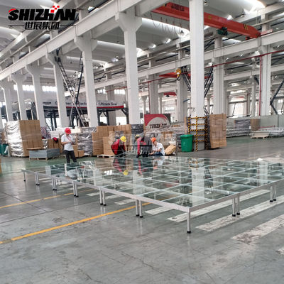 Acrylic Glass Aluminum Frame Royal Adjustable Living Room Stage Platform