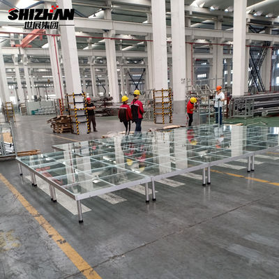 Acrylic Glass Aluminum Frame Royal Adjustable Living Room Stage Platform