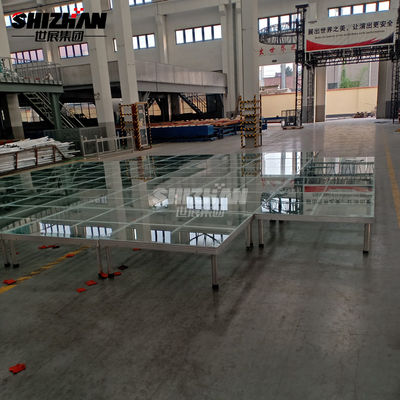 Acrylic Glass Aluminum Frame Royal Adjustable Living Room Stage Platform