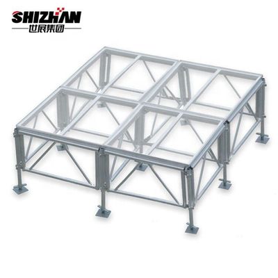 Aluminium wedding event glass stage