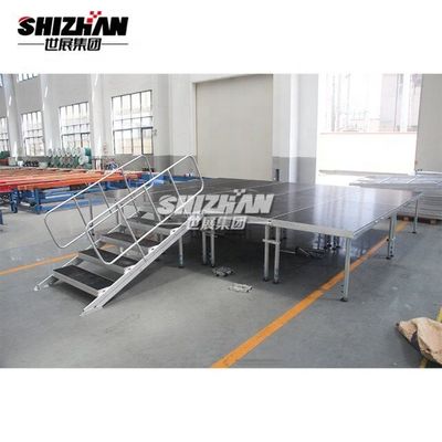 TUV certificated aluminium portable 4ft 8ft Mobile Concert Event Foldable Stage platform