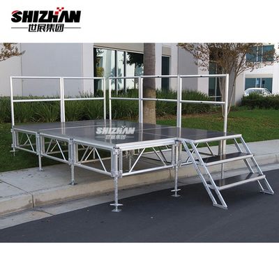 Concert Outdoor 18mm Plywood Modular Mobile Wedding DJ Platform Stage