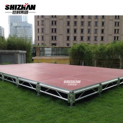 Concert Outdoor 18mm Plywood Modular Mobile Wedding DJ Platform Stage