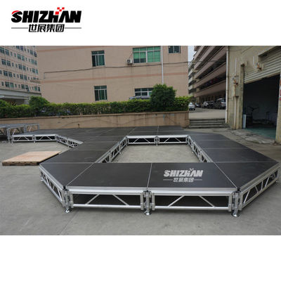 Concert Outdoor 18mm Plywood Modular Mobile Wedding DJ Platform Stage