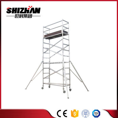Cuplock Aluminium Mobile Scaffold  H Frame Ladder Scaffolding System