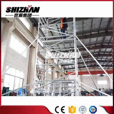 Cuplock Aluminium Mobile Scaffold  H Frame Ladder Scaffolding System