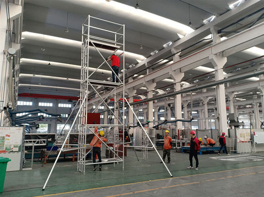Easy Install Mobile Aluminium Mobile Scaffolding Tower 3D Model