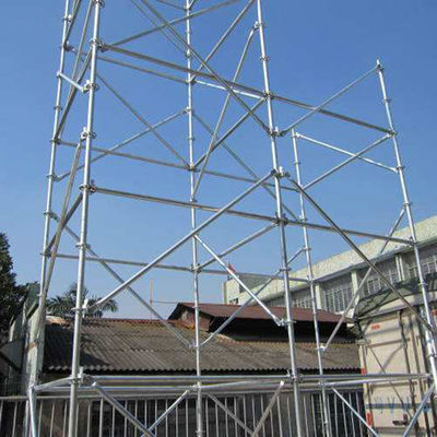 Cold Galvanization Ringlock lightweight aluminium stage lighting scaffold tower