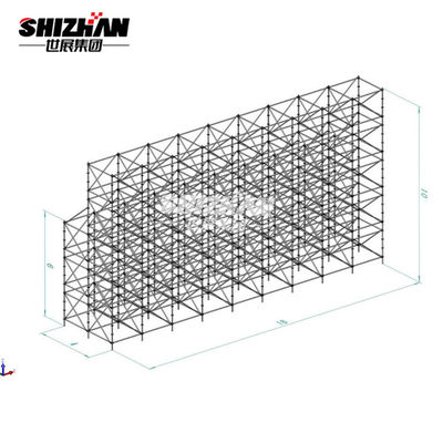 Cold Galvanization Ringlock lightweight aluminium stage lighting scaffold tower
