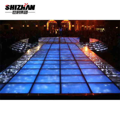 Acrylic Wedding Glass Stage Assembly Fashion Show Catwalk Platform