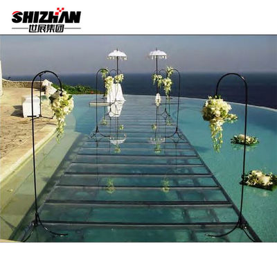 Aluminum Glass Stage Acrylic Wedding Decor Event Transparent Outdoor Portable Stage