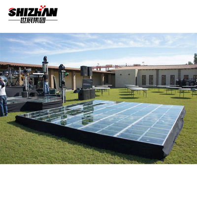 1.22*1.22m Acrylic Wedding Swimming Pool Transparent Stage Platform