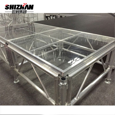 Acrylic Wedding Decor Event Transparent Swimming Pool Stage Glass Platform