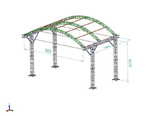 Lighting Aluminum DJ Truss 0.5m 1m 1.5m 2m Length