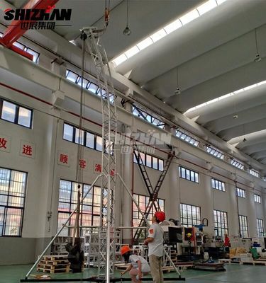 Line Array Speaker Aluminium Lighting Truss Standing 400x400mm