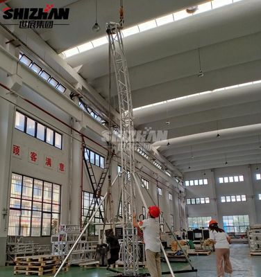 Line Array Speaker Aluminium Lighting Truss Standing 400x400mm