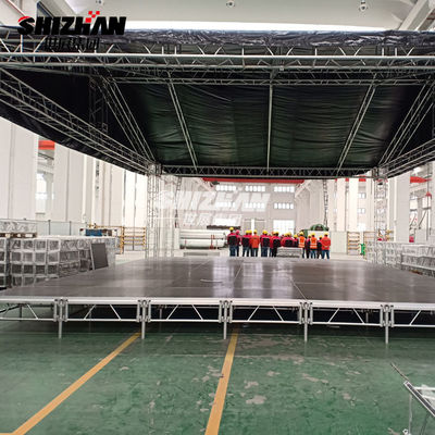 Easy Assemble Concert Outdoor Stage Canopy 750kgs/M2 TUV Certified