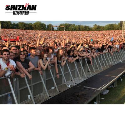 Aluminum Concert Stage Barricades Flood Barrier Factory Event