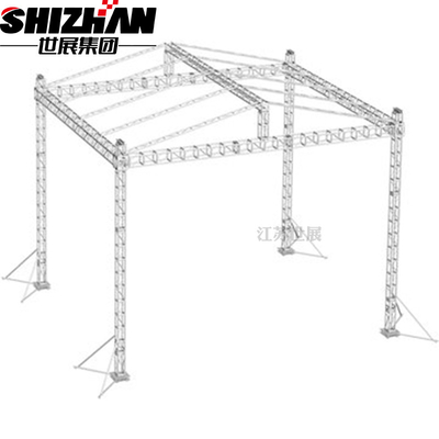 Aluminum Alloy Stage Truss System Design Lighting Flat Trusses