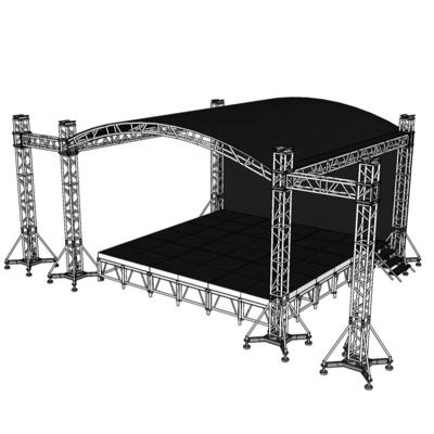 Modular Aluminum Alloy Stage Truss for Outdoor Events
