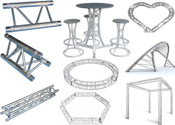 Circle Aluminum Square Truss Frame Truss Structure Lighting Truss