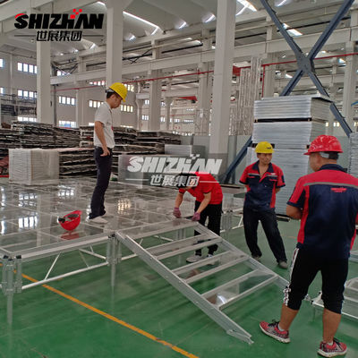 Transparent Acrylic Aluminum Alloy Outdoor Event Glass Portable Dance Stage Floor