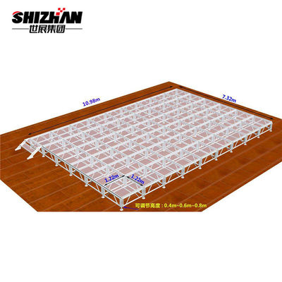 Acrylic Wedding Glass Stage Assembly Fashion Show Catwalk Platform