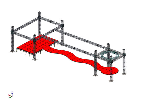 Lighting Aluminum DJ Truss 0.5m 1m 1.5m 2m Length