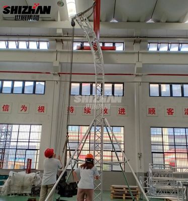 Line Array Speaker Aluminium Lighting Truss Standing 400x400mm
